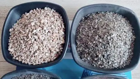 Materiales de aislamiento de tuberías de invernadero Vermiculita usada y vermiculita expandida